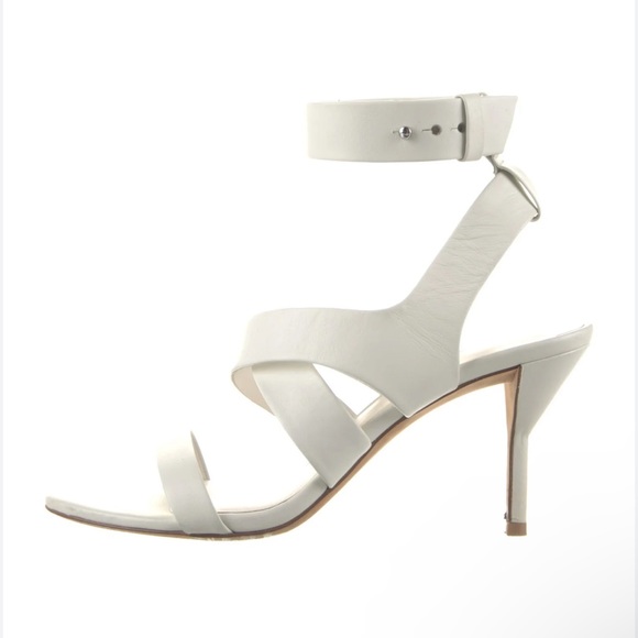 3.1 Phillip Lim Women's White Leather Sandals - UK 38.5 US 8.5 - Picture 1 of 10